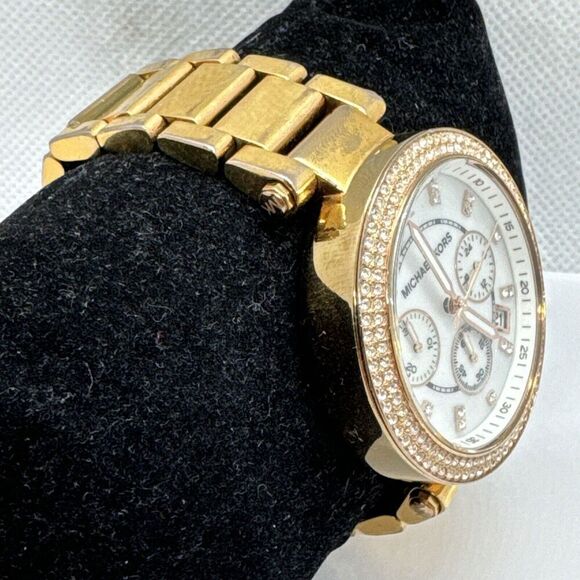 Michael Kors Parker MK5491 Women Rose Gold Analog Dial Quartz Wrist Watch JNA620 main image 5